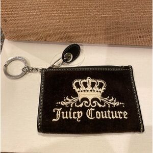 Juicy Key Chain mini wallet Black excellent condition~